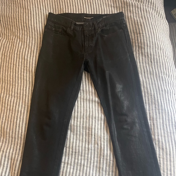Saint Laurent 30x32 d02 M/SK-LW Waxed Denim Jeans - Picture 5 of 7